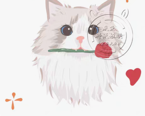 【标价～】q版手绘宠物头像定制小动物画像定...