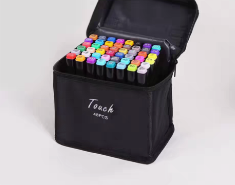 抖音热卖TOUCH双头马克笔 彩色 酒精油...