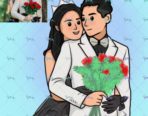 ins风极简 手绘头像 白菜价 漫画卡通 ...