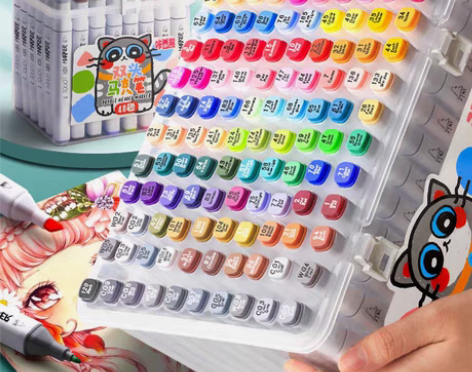 包邮【清仓】马克笔彩色正版水彩笔全套双头美...