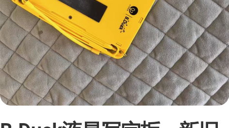 B.Duck液晶写字板,新旧如图,盖子大了...
