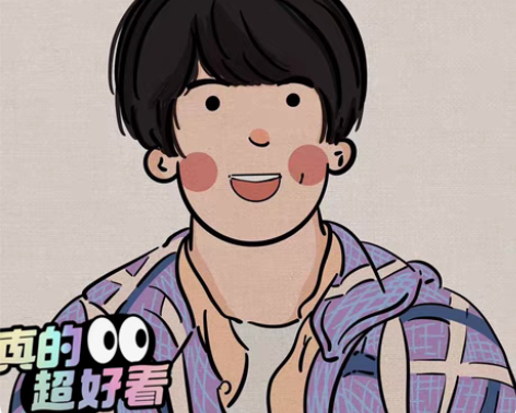 包邮手绘Q版头像情侣闺蜜照片转手绘真人转图...