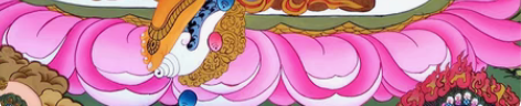 尼泊尔手绘唐卡黄财神、五方财神。 画心45...