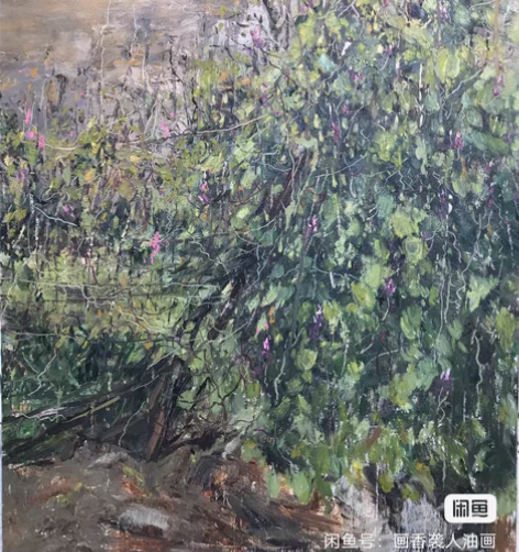 包邮油画风景画 原创写生作品 原创油画风景...