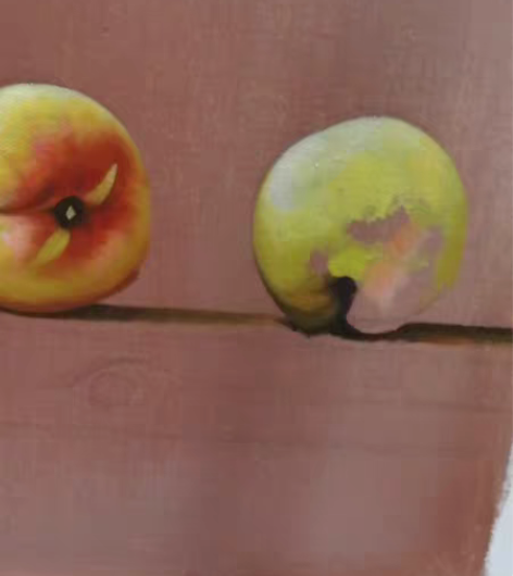 包邮桃子桃子,已完成,喜欢联系!纯手绘油画...