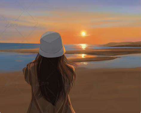 情侣头像约稿，扁平风120-150/张，具...