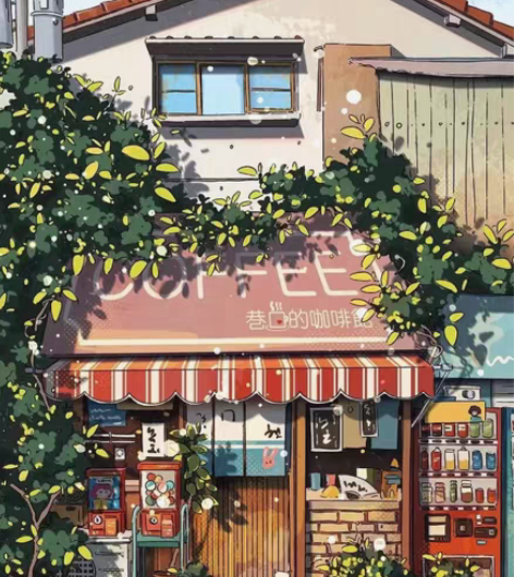 手绘插画设计代画系列故事场景卡通人物头像儿...