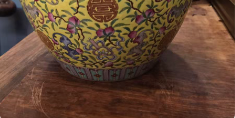 黄底粉彩光绪瓶 感兴趣的话点“我想要”和我...