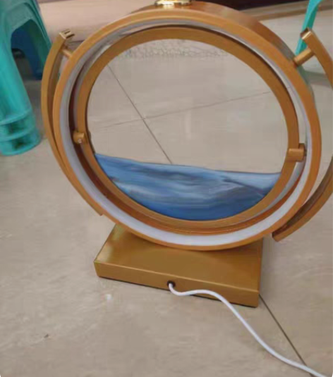 包邮沙漏创意台灯流沙画摆件客厅酒柜电视柜办...