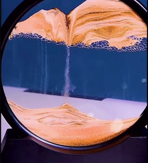 包邮【特价包邮】流沙画创意沙漏摆件个性3d...