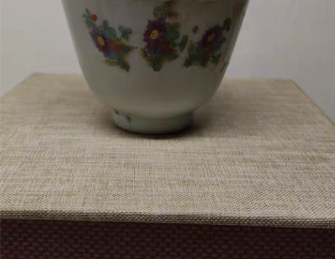 晚清民国印花元人之法压手杯,品相如图,感兴...