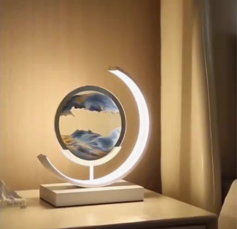 包邮【工厂清仓】创意3d解压流沙画摆件卧室...