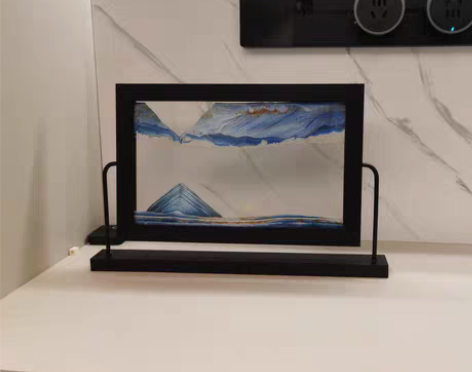 包邮【13寸38.9元】简约3D玻璃流沙画...