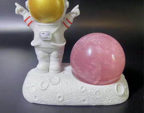 转卖水晶球底座 宇航员太空人 树脂球座 ...