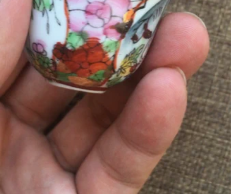 创汇时期瓷器酒杯酒盅陶瓷老瓷器china手...