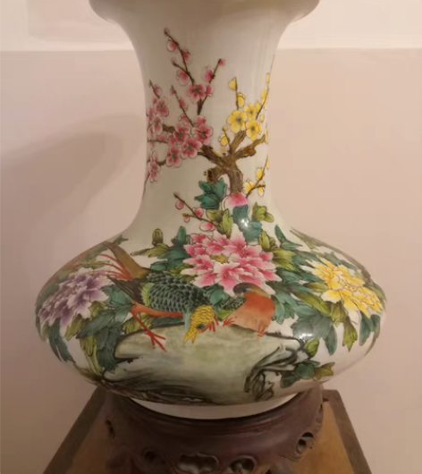 包邮花开富贵大花瓶（X197） 尺寸：高4...
