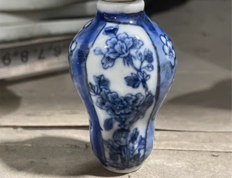 包邮古典青花瓷器鼻烟壶课堂工艺摆件景德镇瓷...