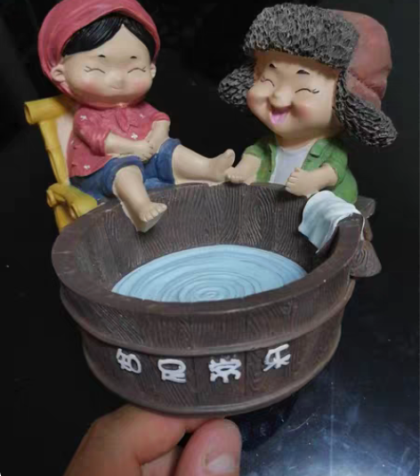 包邮早些年家里的摆件，八仙过海，做工还是可...