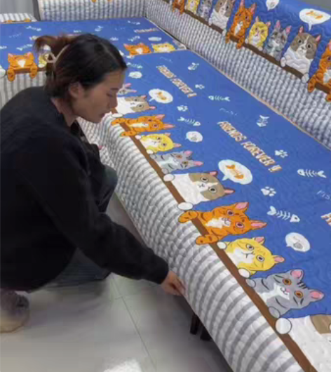 沙发垫，没用过，全新的，90*90+90*...