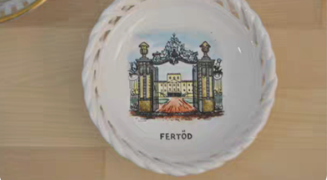 包邮法国产镂空编织小盘子。放在梳妆台上装首...