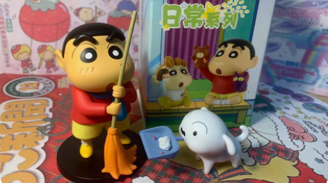 蜡笔小新盲盒，全新_已拆盒（正版） 日常系...