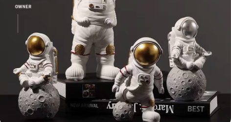 包邮【特价】北欧轻奢ins风摆件宇航员太空...