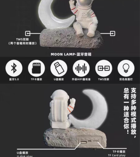 包邮99新太空人蓝牙音响 新款蓝牙音箱，L...