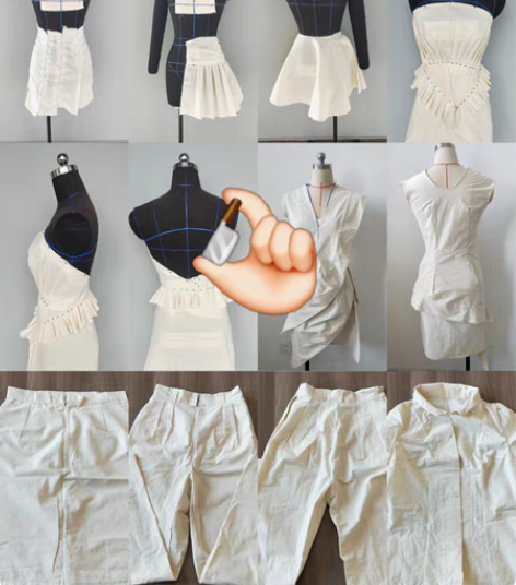 包邮礼裙和裤子打包一百都带走 白坯布基础款...