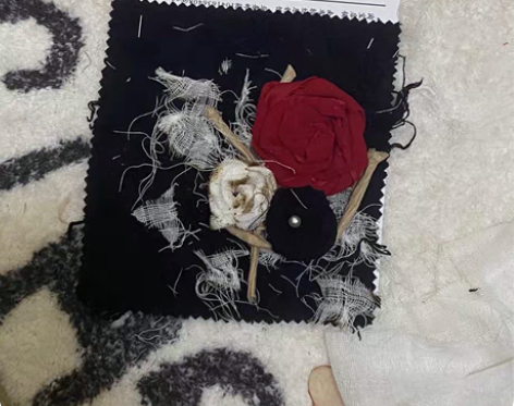 面料二次设计作业 永生玫瑰 服装设计￥40