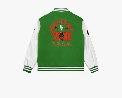 vlone 22ss 10周年纪念款黑橙骷...