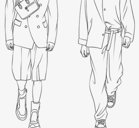 包邮低价服装约稿10元起#设计手稿#服装效...