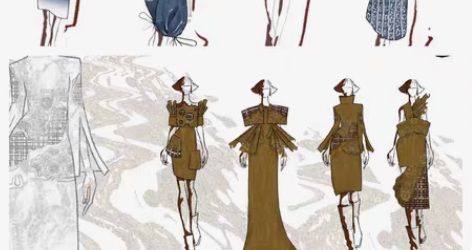 服装设计(可画秀场效果图、款式图、原创设计...