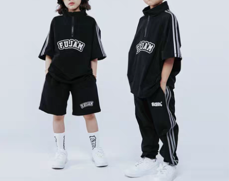 转卖原创设计嘻哈风hiphop街舞童装潮牌儿童帅气套装夏天少... 转卖原创设计嘻哈风hiphop街舞童装潮牌儿童帅气套装夏天少...