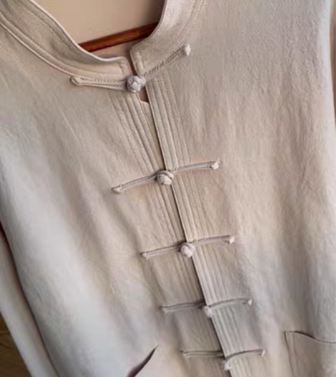 包邮中国风男装复古衬衫春秋季唐装男禅衣汉服...