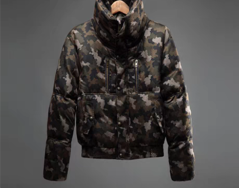 转卖冬季新款欧美走秀款 街头迷彩系列时装短...