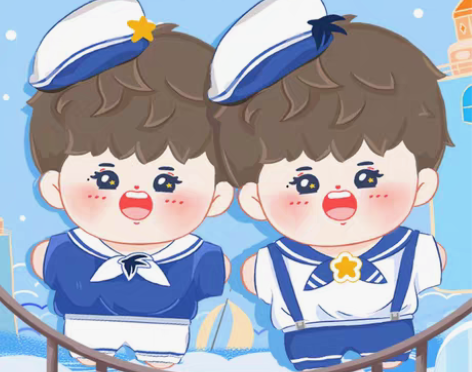 转卖周深10CM棉花娃娃小生米应援饭饭原创...