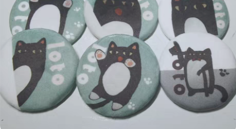 包邮出彩虹社loto毛绒吧唧，贴纸和方卡，...