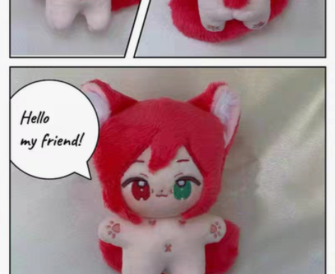 【收】原价收个绒绒超市的10cm小红猫魔法...