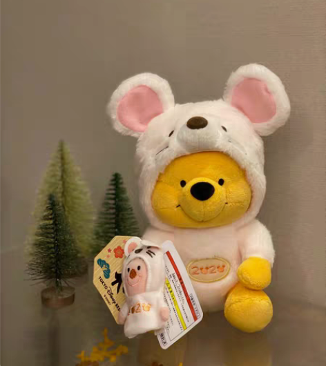 包邮东京迪士尼 2020年鼠年噗噗 生肖公...