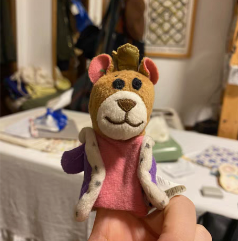 绝版指偶 国王熊 不包邮￥29