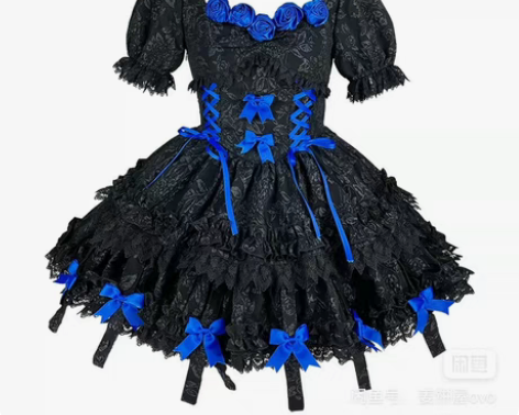 ［出］钻石甜心双生六团全新s码，小物有发带...