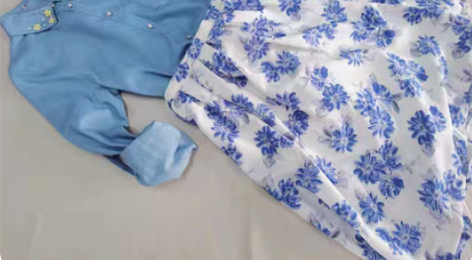 全新出口日本华夫格印花女松紧腰半身裙夏季伞...