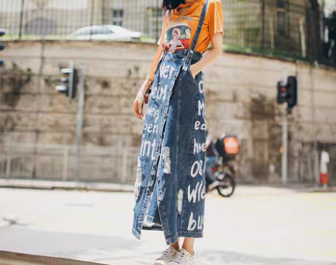 转卖YEP2017夏季新款韩版学生中长款高...