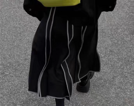 转卖山本耀司原创设计西装网纱料伞裙高腰过膝...