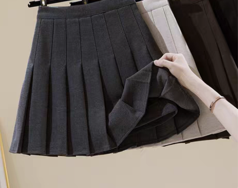 转卖毛呢半身裙女秋冬2022新款高腰显瘦学...