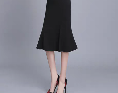 转卖婉章  鱼尾裙半身裙女中长款2021年...