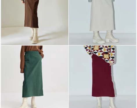 转卖「复古铅笔裙」精致职场简约风 开叉高腰...