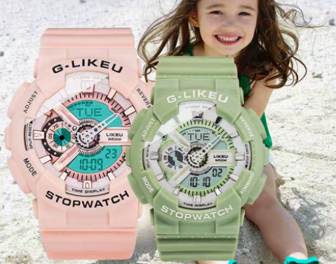 转卖【狂欢价】儿童手表女学生初中生韩版潮流...