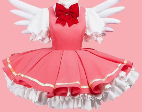 火花家小樱红白战斗服 火花家有什么我都给你...