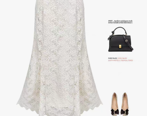 转卖鱼尾裙高腰春装2022年新款女收腰蕾丝...